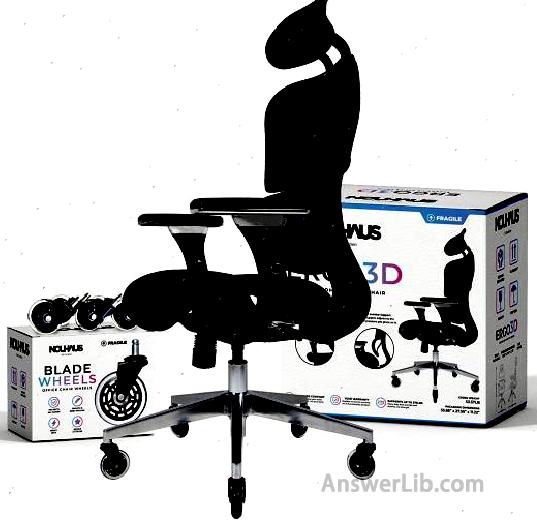 The office chair that can mostly reduce spine soreness: NOUHAUS ERGOO3D Eric Office Chair