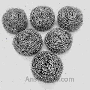 6 Pack Stainless Steel Sponges