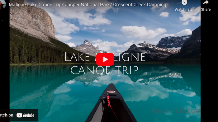 Jasper Maligne Lake 3