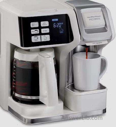 Hamilton Beach Flexbrew Coffee Maker White