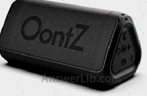 Oontz angle 3 black Bluetooth speaker