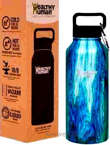 Healthy Human Stainless Steel Water Bottle