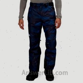 The North Face - Freedom Insulated Pant - Men's - Aviator Navy Binary Halfdome Print