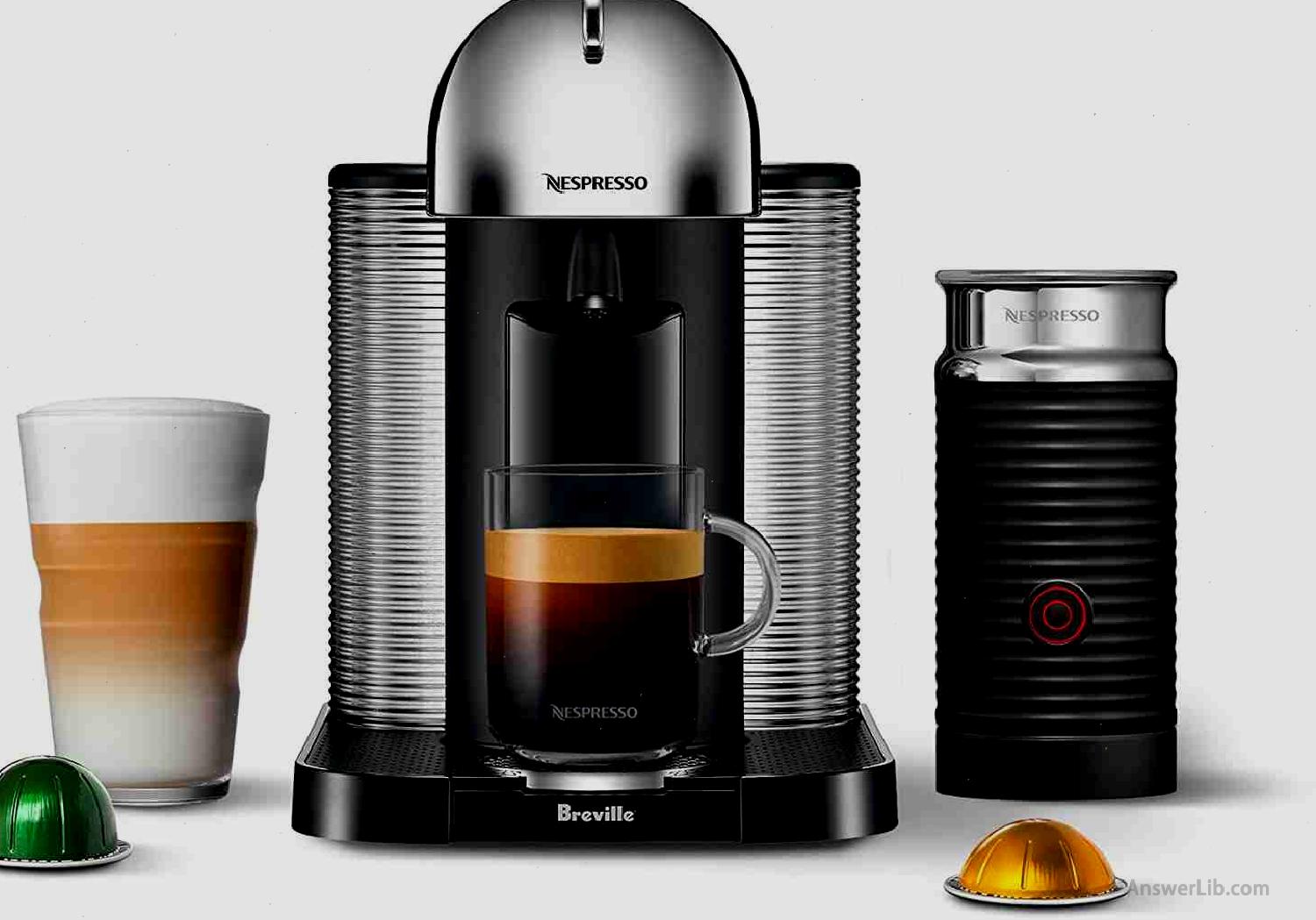 Best Capsule Coffee Machine: Breville BNV250CRO1BUC1 Vertuo Coffee and ESPRESSO MACHINE