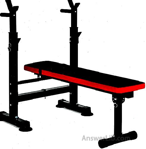 BalanceFrom Adjustable Folding Workout Station Adjustable Olympic Workout Bench with