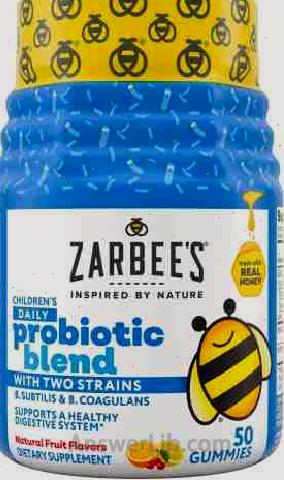 Zarbee's Kid's Daily Probiotic Blend Gummies