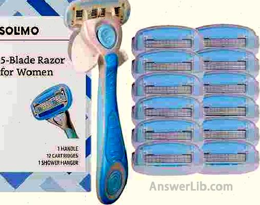 Solimo 5-Blade Razor for Women