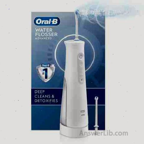 Oral-B Water Flosser Advanced, Cordless Portable Oral Irrigator Handle with 2 Nozzles\\\\\\\\\\\\\\\\\\\\\\\\\\\\\\\\\\\\\\\\\\\\\\\\\\\\\\\\\\\\\\\\n