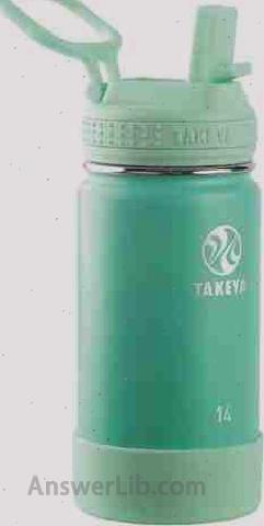 Takeya Kids Insulated Water Bottle with Straw Lid