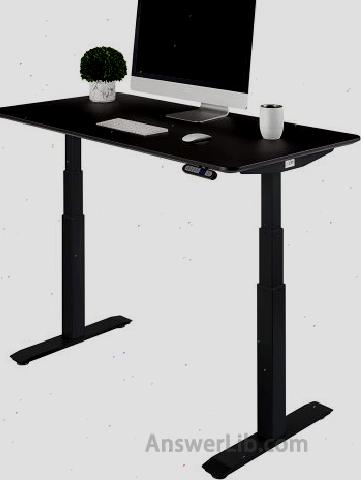 The largest lifting table with a high degree of adjustment: Seville Classics Airlift Pro S3 Black