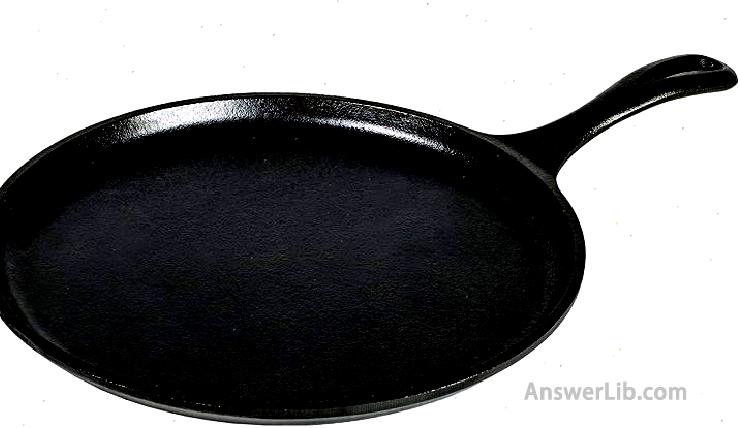 Lodge Cast Iron Griddle, Round cast iron pot