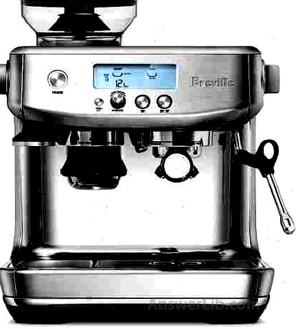 Best precision water temperature and water pressure coffee machine: Breville Bes878BSS Barista Pro ESPRESSO MACHINE