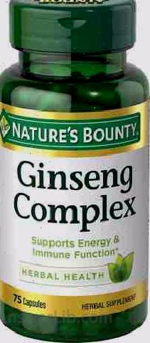 Nature's Bounty Ginseng Complex